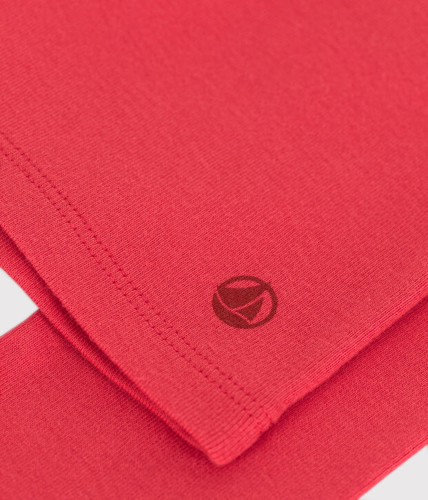 Cardigan enfant en coton uni rouge