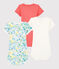 Lot de 3 bodies manches courtes bébé fille variante 1