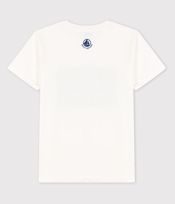 T-shirt en coton uni  blanc MARSHMALLOW
