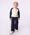 Sweatshirt enfant en coton blanc cass&eacute;