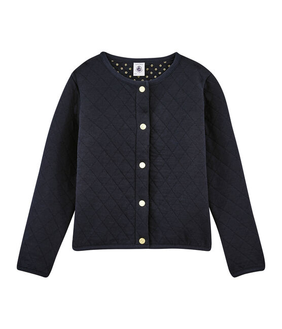 Cardigan enfant fille bleu SMOKING