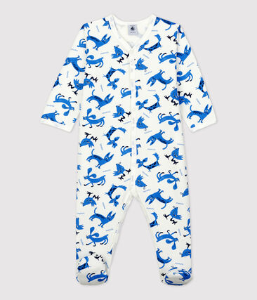 PETIT BATEAU - Dors-bien bébé imprimé fantaisie en molleton