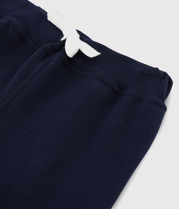 Bermuda en jersey moyen enfant gar&ccedil;on bleu marine