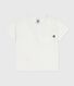 Tee-shirt bébé en coton à manches courtes, uni