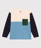 Tee-shirt manches longues en coton enfant garçon blanc AVALANCHE/ MULTICO