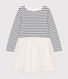 Robe en tubique et tulle enfant fille