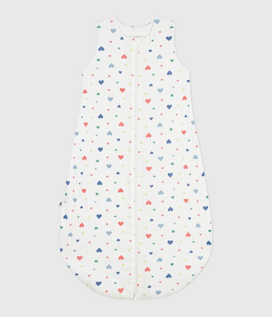 Gigoteuse bébé en coton imprimé cœur TOG 2 blanc MARSHMALLOW/blanc MULTICO