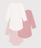 Lot de 3 bodies manches longues en coton bébé variante 2