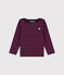 Marinière en jersey enfant garçon bleu SMOKING/rouge ROUGE