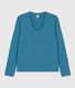 Tee-shirt LE DROIT col V en coton Femme