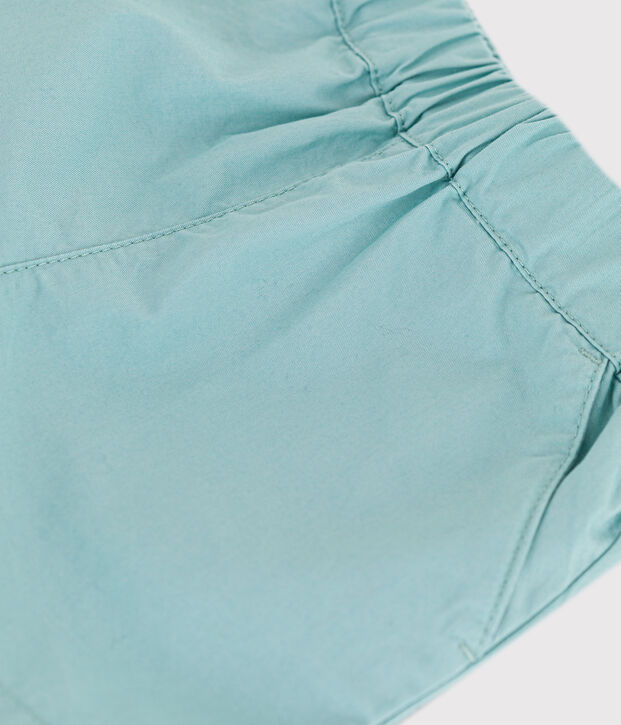 Short b&eacute;b&eacute; en serge craquante vert