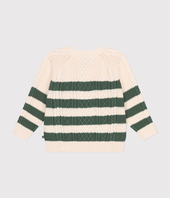 Pull irlandais à rayures en coton enfant AVALANCHE/ CROCO