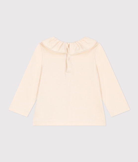 Blouse manches longues en jersey bébé écru AVALANCHE