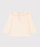 Blouse manches longues en jersey bébé écru AVALANCHE