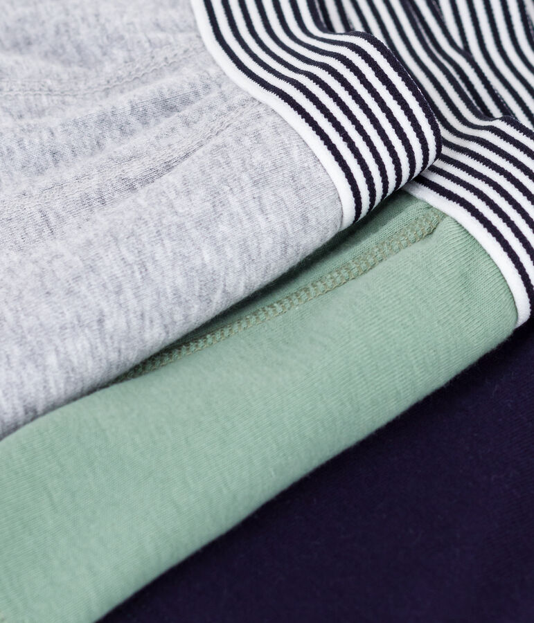 Lot de boxers enfant en coton uni variante 1