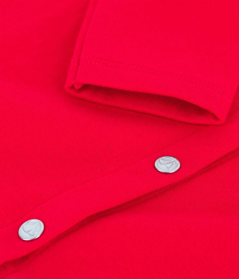 Cardigan en coton enfant fille rouge PEPS