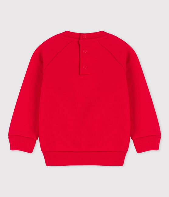 Sweatshirt en molleton bébé rouge TERKUIT