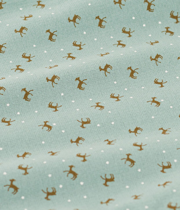 Pyjama b&eacute;b&eacute; imprim&eacute; en molleton vert/multicouleur