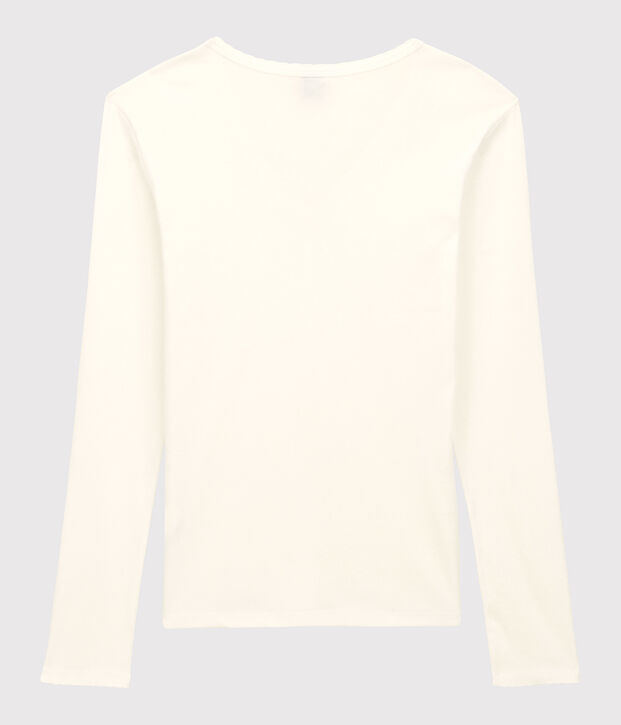 Tee-shirt L'ICONIQUE  cocotte en coton Femme blanc