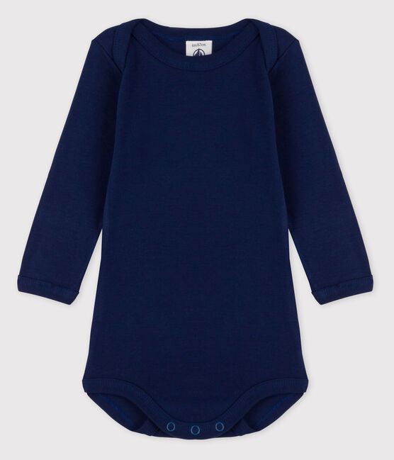 Body manches longues bébé fille bleu MEDIEVAL