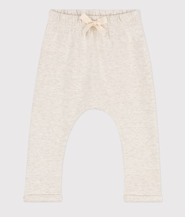 Pantalon b&eacute;b&eacute; en jersey &eacute;pais beige chin&eacute;