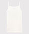 Chemise à bretelles iconique en coton Femme blanc MARSHMALLOW