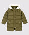 Doudoune longue enfant fille vert MILITARY