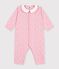 Pyjama b&eacute;b&eacute; en coton sans pieds imprim&eacute; rose/multicouleur