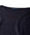 T-shirt femme manches longues en lin laqué bleu SMOKING/bleu BRILLANT