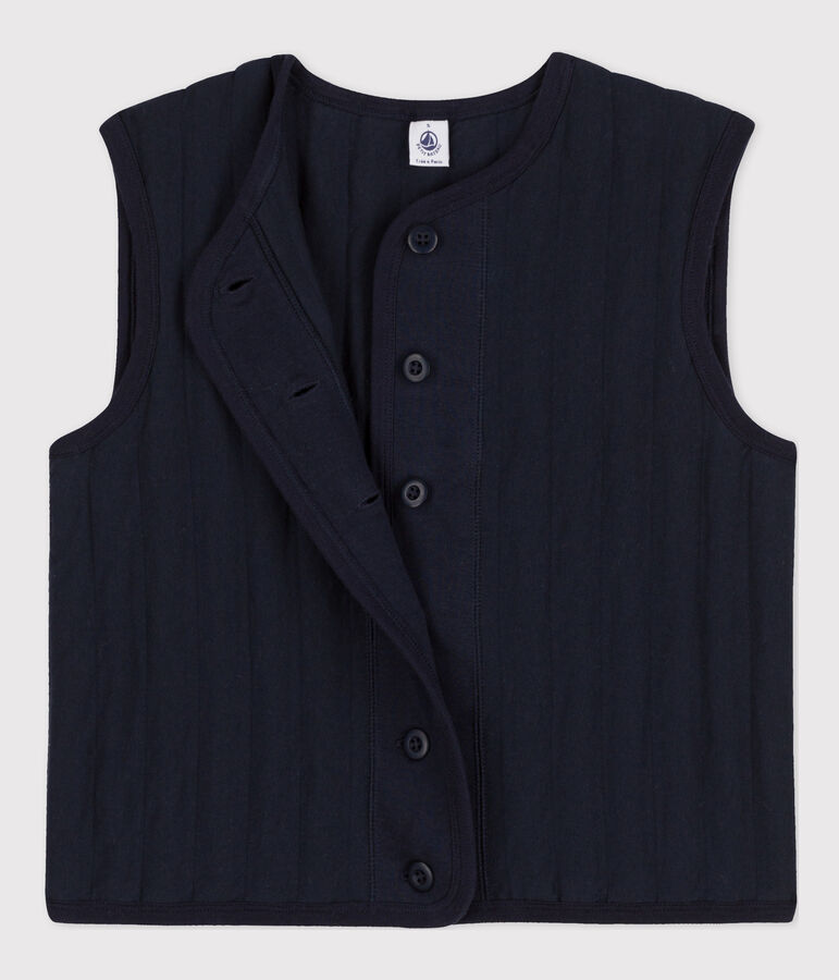 Cardigan sans manches moelleux Femme bleu SMOKING