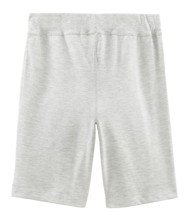 Bermuda enfant gar&ccedil;on gris chin&eacute; clair