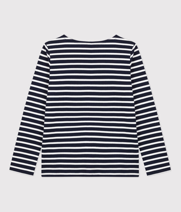 Marini&egrave;re en coton Femme bleu/blanc
