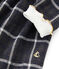 Robe maille à carreaux enfant fille noir CITY/blanc MULTICO