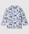 Sweatshirt en molleton imprimé bébé garçon gris POUSSIERE/bleu SMOKING