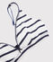Soutien-gorge rayé Femme blanc MARSHMALLOW/bleu SMOKING