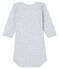 Body manches longues bébé garçon-fille gris POUSSIERE CHINE