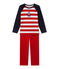 Pyjama garçon à motif ancre bleu SMOKING/rouge FROUFROU/ LAIT