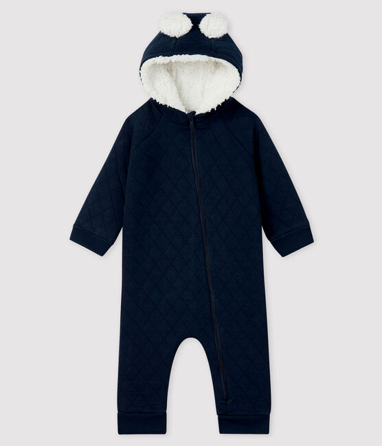 Combinaison longue bébé bleu SMOKING