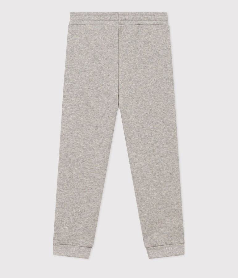 Pantalon de jogging en molleton enfant fille gris CHATON CHINE