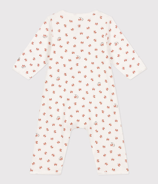Bodyjama sans pieds b&eacute;b&eacute; en coton blanc/multicouleur