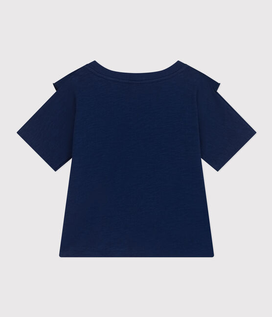 Tee-shirt en jersey flammé enfant fille bleu MEDIEVAL