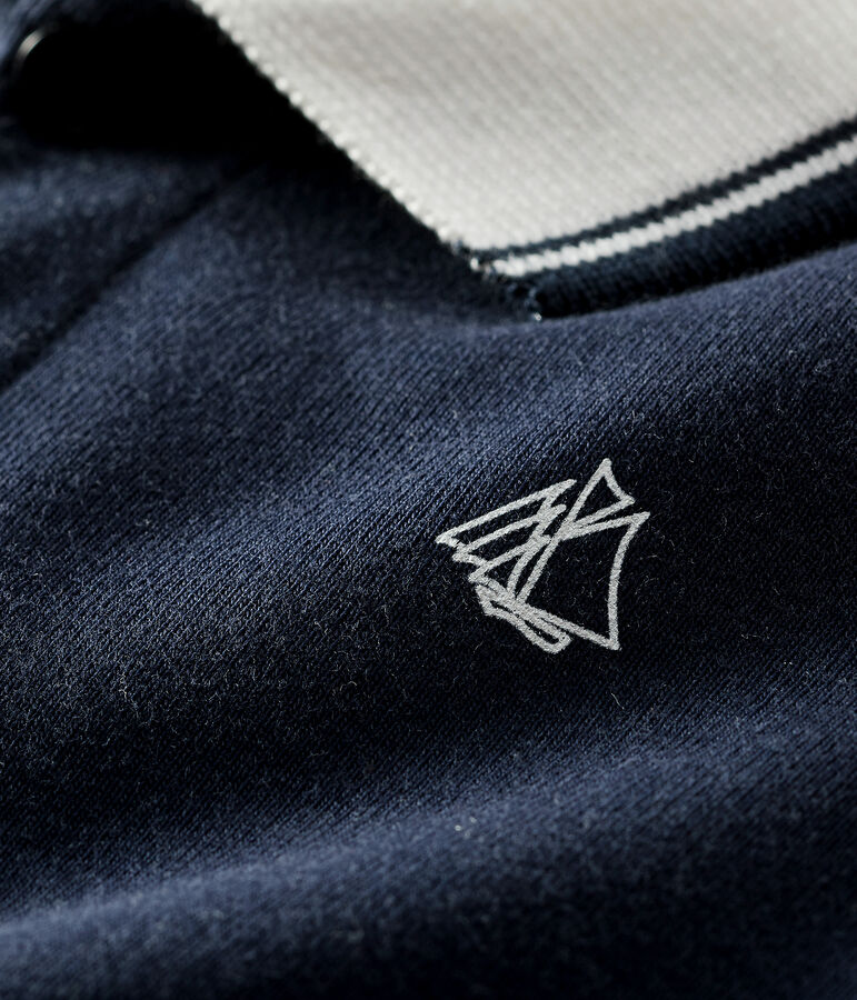 Combicourt polo b&eacute;b&eacute; gar&ccedil;on bleu