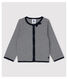 Cardigan milleraies en côte 2x2 bébé fille.