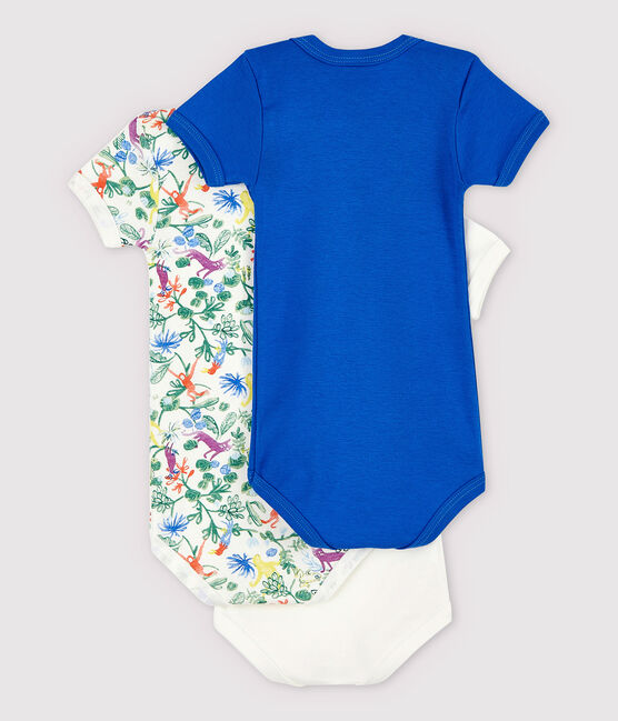 Lot de 3 bodies manches courtes fantaisie bébé variante 1