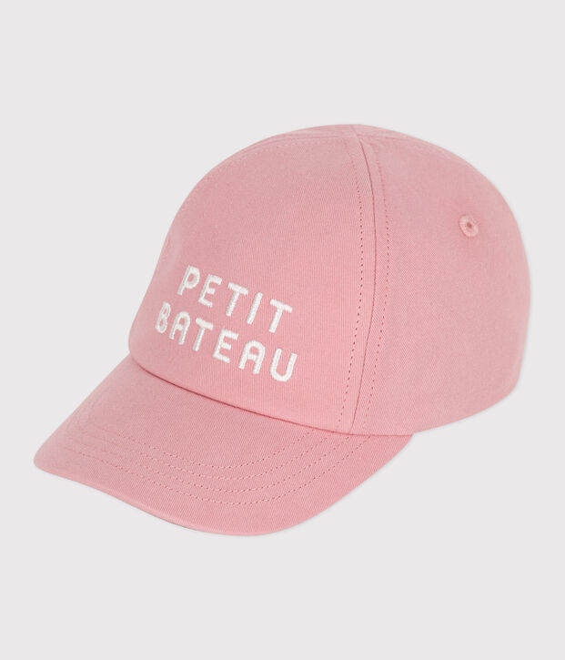 Casquette b&eacute;b&eacute; fille en coton petit bateau rose