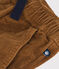 Pantalon droit en velours enfant garçon marron CUIVRE