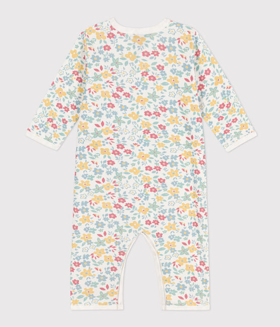 Dors-bien sans pieds imprimés en coton blanc MARSHMALLOW/blanc MULTICO