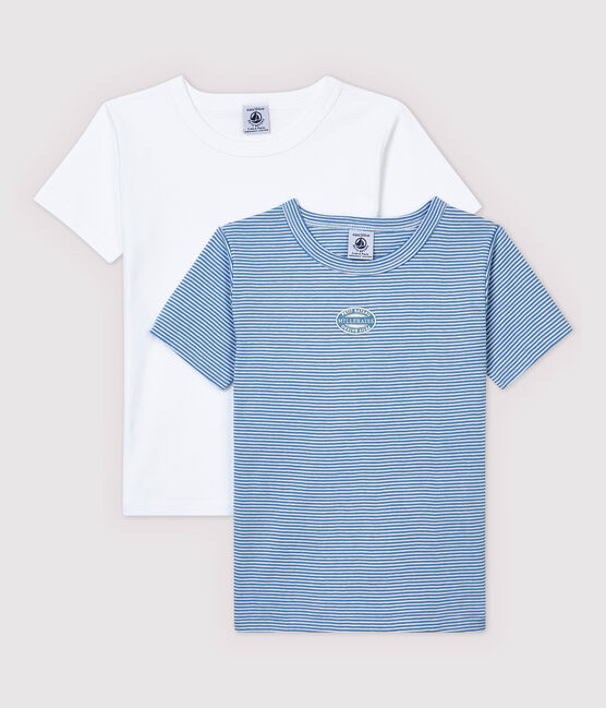 Lot de 2 tee-shirts petit garçon en coton biologique variante 1
