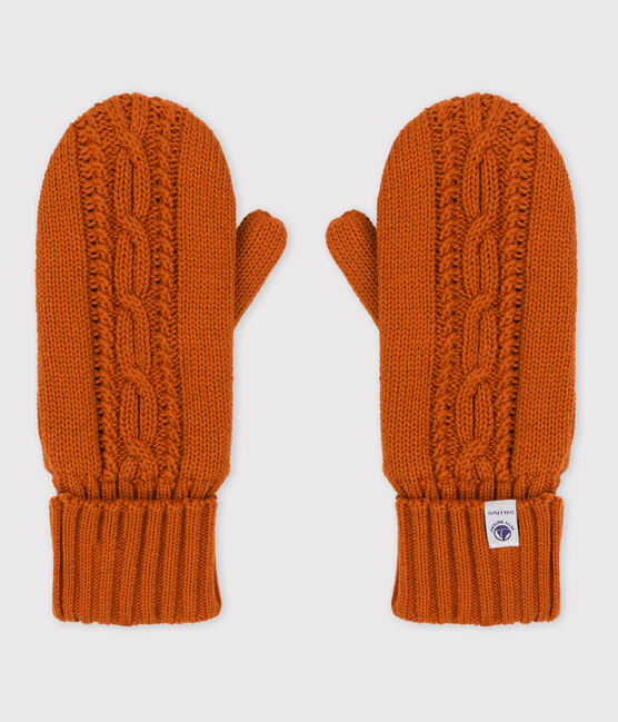 moufles enfant garçon-fille marron RUSTY
