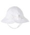 Capeline en twill bébé fille blanc MARSHMALLOW